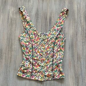 Kimchi Blue Multicolor Floral Blouse